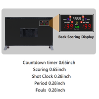 Papan Skor Digital Elektronik LED Besar untuk Lapangan Basket Indoor Outdoor YZ dengan Jam Tembakan dan Waktu Hitung Mundur Permainan Bola Basket