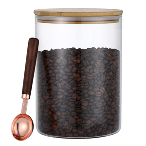 Amazon Best Seller Kitchen big Borosilicate Airtight Food Storage Glass Jar