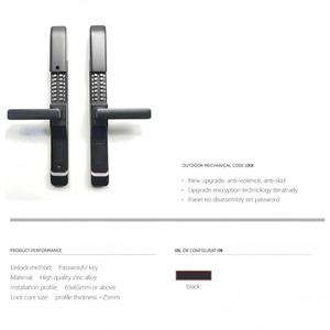 <strong>Mechanical</strong> <strong>Combination</strong> Keypad Outdoor Double Sided Waterproof Aluminum Garden Gate Key <strong>Combination</strong> <strong>Lock</strong> locker <strong>lock</strong> - Product Image 5