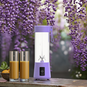 USB Có Thể Sạc Lại Điện Trái Cây Rau Máy Ép Trái Cây Cup Protein Máy Xay Sinh Tố Xách Tay Cho Hộ Gia Đình Xe Khách Sạn Ngoài Trời Sử Dụng Rộng rãi - Product Image 1