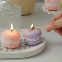 Großhandel Kuchen-Duftkerzen Maßgefertigte Wachskerzen in Kuchenform Geschenkbox-Set Design Heim Hochzeitsdekoration Edle Aromatische Kuchenkerzen