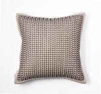 Housse de coussin décorative à texture tissée moderne, douce au toucher, pour canapé, lit, décoration intérieure