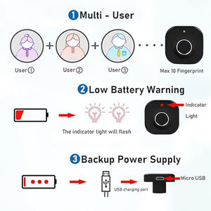 Prezzo intelligente armadio elettrico nascosto Kit armadietto per impronte digitali biometriche automatico cassetto antifurto <span class=keywords><strong>serratura</strong></span> armadio - Product Image 6