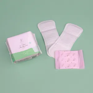 Hot sale Wholesale cotton sanitary napkin hot wind surface daily and night use sanitary napkin