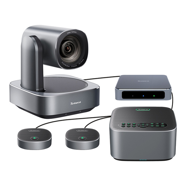 Tenveo VA612 Group 4K Camera 12x Zoom Conference Kit Microphone System Video Conference Camera System