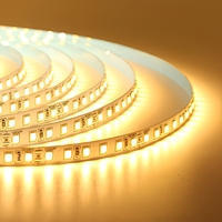 Bande LED DC24V/12V 120 LED 10W 3000K 4000K 6000K Ra85, découpable à 5cm, sans scintillement, dimmable pour armoire, plafond et éclairage encastré