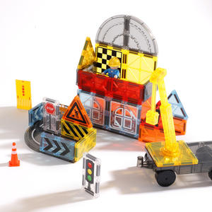 Ensemble de construction magnétique Onshine City Traffic pour enfants 3+ ans, jouet éducatif pour enfants - Product Image 2