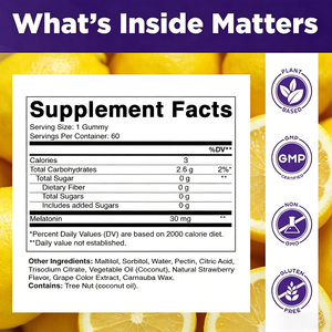 <b>Sleep</b> Gummies Melatonin 10mg OEM Private Label Supplement Manufacturer Nighttime Relaxation Deep <b>Sleep</b> Support Wholesale Bulk - Product Image 3