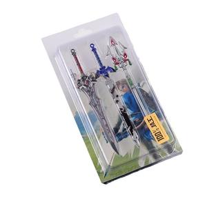 Fabricante Japón 15-22cm la leyenda de Zelda Mini armas llavero Anime personaje Metal aleación llavero juguetes conjunto Cosplay Prop - Product Image 1