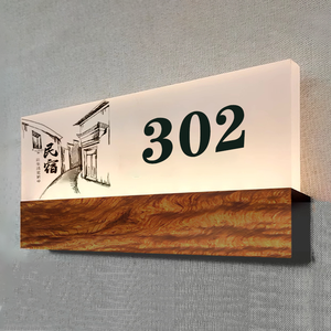 Letrero de cubo con logotipo LED electrónico resistente a impactos, señalización de pared acrílica gigante con nombre de número para fines decorativos - Product Image 6