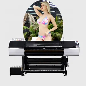 Blad 1.85M Digitale Drukmachine 12Pcs I3200 Printkop Stof Dye Sublimatie Printer Voor Polyester Afdrukken