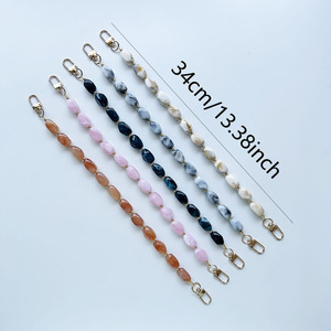 Mode Alien Imitation Jade acrylique <span class=keywords><strong>chaîne</strong></span> de <span class=keywords><strong>téléphone</strong></span> portable à la main perlé <span class=keywords><strong>téléphone</strong></span> portable pendentif sac <span class=keywords><strong>chaîne</strong></span> - Product Image 2