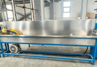 Réservoir d'eau de refroidissement en acier inoxydable pour ligne d'extrusion de plastique et de caoutchouc