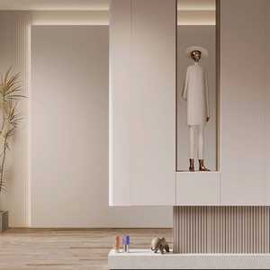 Direct Manufacturer Rustic Farmhouse Wardrobe Barn-Style <b>Sliding</b> Doors General Use Home Bedroom Furniture for Dining Room Well - Product Image 5