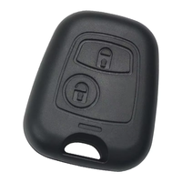 Coque de clé télécommande 2 boutons pour Peugeot 106 107 206 306 307 207 407 Partner et Citroën C1 C2 C3 C4 Saxo Picasso