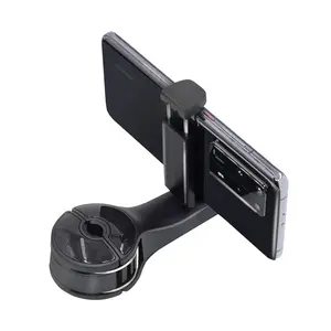 2 in 1 Auto Rücksitz Kopfstütze versteckte Haken Telefon Clip Halterung G02 schwarz Farbe Kleiderbügel für Auto Zubehör