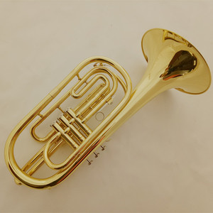 Manufacturer Wholesale <strong>Marching</strong> <strong>Trombone</strong> Bb Bass Bugle Western Brass Instruments for Beginner Grading Band Other Horn - Product Image 4