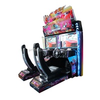 Simulateur de conduite de voiture de course LCD 42 pouces, machine de jeu d'arcade vidéo, fonctionnement à pièces