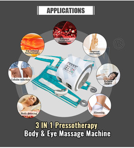 Masseur corporel à rouleaux Ce ROHS avec 24 airbags, pressothérapie, drainage lymphatique, machine de <span class=keywords><strong>massage</strong></span> pour les marchés américain, britannique, sud-africain et les prises américaines - Product Image 4