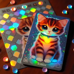 Custom Trading Cards Free Design Booster Packs Trading Cards Holographic Rainbow Foil Pokemoned Card Games