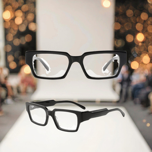 Envío listo Rectángulo Acetato Marcos de gafas ópticas Cara de diamante Impreso Fabricado Precio de fábrica Opciones al por mayor disponibles - Product Image 3