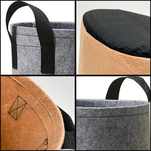 Sacs de jardin en tissu feutre pour plantes de bleuets pour la plantation de légumes et pots de fleurs et jardinières - Product Image 3