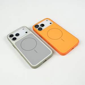 Coques de téléphone de luxe en TPU+<span class=keywords><strong>PC</strong></span> avec finition brillante AI pour iPhone 17 Pro Max avec protection de l'appareil photo et bouton de contrôle en métal - Product Image 1