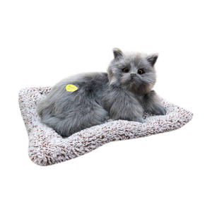 Realista Super Suave Felpa Simulación Gato Juguete Carbón Activado Bambú Carbón Purificación <span class=keywords><strong>Mentira</strong></span> Gatos Muñeca - Product Image 6