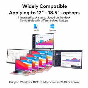 Pantalla Triple Portátil de 15 Pulgadas, Funciona como Pantalla Extendida para Laptop, Compatible con OEM - Product Image 4