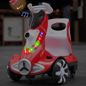 Vélo d'équilibre électrique pour enfants à double propulsion et roues universelles, roues de 6 pouces, idéal pour l'éducation précoce - Product Image 4