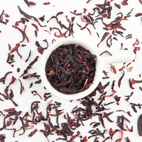 En gros Naturel Séché Roselle Hibiscus Fleur Thé Roselle Bandes Hibiscus Sabdariffa pour Tisane Savon Bougie Décoration