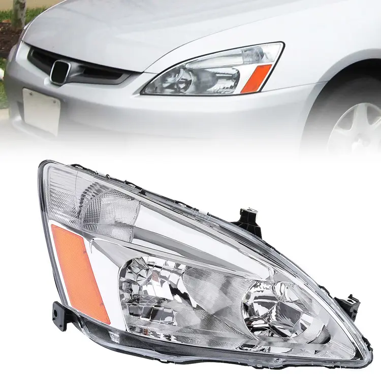 Factory Auto Lighting System Front Headlight Headlamp For Honda Accord 2003 2004 2005 2006 2007 33151-SDA-A01 33101-SDA-A01