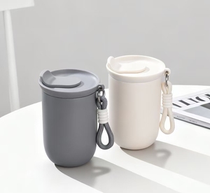 Tazza <span class=keywords><strong>Termica</strong></span> Compatta in Acciaio Inox 316, <span class=keywords><strong>Borraccia</strong></span> Portatile Mini da Viaggio, Piccola Bottiglia d'Acqua, Regalo - Product Image 1