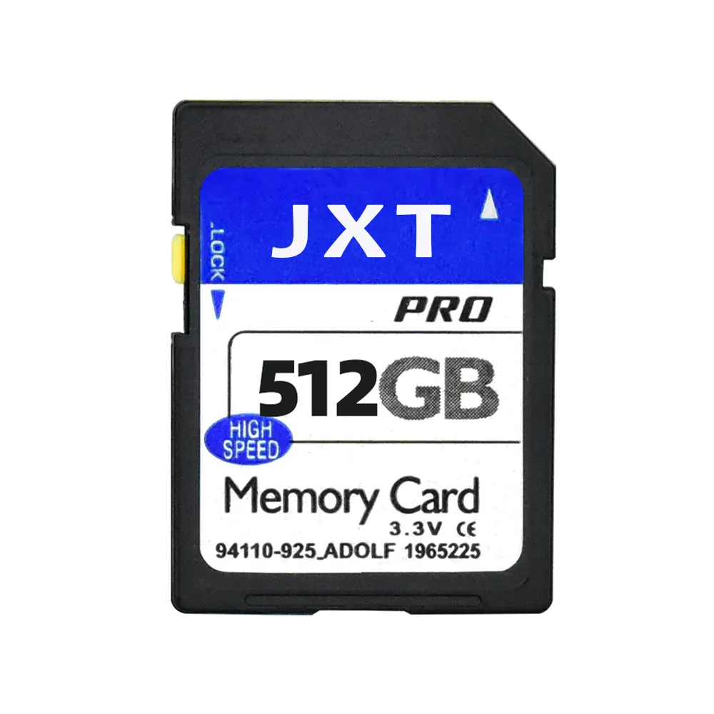 Cartão de memória 256GB 512GB Sd Cartão 16GB 32GB 64GB Tamanho grande cartão de memória SD 128 gb Pro uso para câmera de vídeo 4k