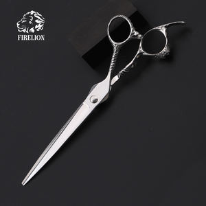 FIRELION पालतू काटने कुत्तों बाल कैंची जानवरों कैंची JP440C स्टेनलेस स्टील सीधे कुत्ते सौंदर्य कैंची - Product Image 5