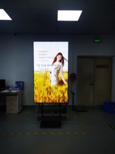 Mall cửa hàng bán lẻ độ sáng cao duy nhất hai mặt cửa sổ hiển thị 1980*1020 cửa sổ màn hình LCD bán ngoài trời kỹ thuật số biển - Product Image 6