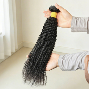 Extensions de cheveux humains vierges non traités de haute qualité, bouclés, pour femmes noires - Product Image 3