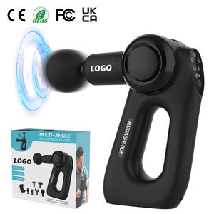 Mini pistola de masaje de alta potencia, masajeador de percusión de tejido profundo, vibrador de mano, masajeador corporal, venta al por mayor - Product Image 1