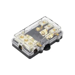 Portafusibles de mini hoja en línea impermeable con conector hembra de 6,35mm
