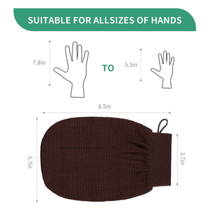 Gant exfoliant Kessa en viscose <span class=keywords><strong>150D</strong></span> écologique pour le corps, élimine les peaux mortes, pour la douche et le spa - Product Image 2
