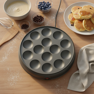 Machine à crêpes <span class=keywords><strong>et</strong></span> gaufres électrique 9,3 pouces, plaque antiadhésive facile à nettoyer, machine à crêpes automatique pour la cuisine à domicile - Product Image 6