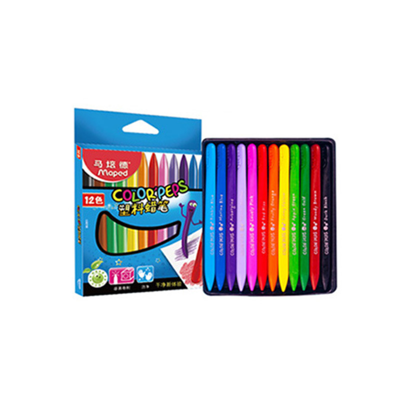 1 пластиковый карандаш 12/36/48 цветов, высокое качество, ручка для ручной росписи, треугольные карандаши для детей
