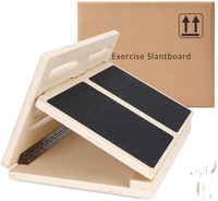Offre Spéciale réglable Swage raidisseur pied mollet étirement planche inclinée en bois pour l'entraînement à l'équilibre