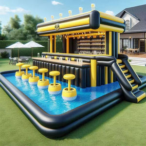 Parque Acuático Inflable de PVC en Oferta, Juegos Acuáticos Inflables para Lago, Parque Acuático Inflable para el Mar - Product Image 4