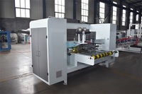 Máquina Automática para Plegar y Encolar Cajas de Cartón, Selladora de Cajas de Cartón Corrugado de Alta Velocidad con Contador