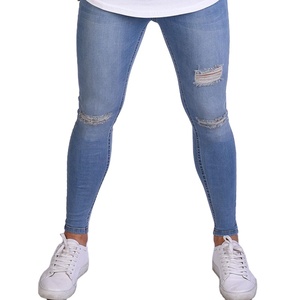 Custom No Name Men's Fashion <strong>Super</strong> <strong>Stretch</strong> Pantalones <strong>Jeans</strong> Men Blue Collection Tightest <strong>Jeans</strong> Pants - Product Image 1