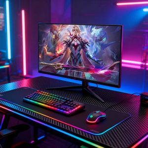 Moniteur de jeu incurvé populaire OEM&ODM 24/27/32/34 pouces, design incurvé d'usine, 144/165/240/<span class=keywords><strong>360</strong></span> <span class=keywords><strong>Hz</strong></span>, 2K/<span class=keywords><strong>4K</strong></span>/5K, avec écran LCD - Product Image 1