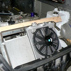 Radiator Fan 12 Inch <b>12V</b> Cooling Fan For Car Radiator Oil <b>Cooler</b> Retrofit Upgrade - Product Image 2