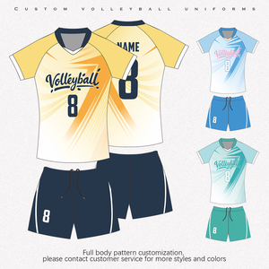 Conjunto de Uniforme de Voleibol Profesional Personalizado para Niños y Hombres, Camisetas para Estudiantes Universitarios, Secado Rápido, Kit de Entrenamiento para Equipos - Product Image 3