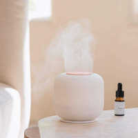 300ml Ultrasons Cool Mist Maker Usb Aromathérapie Lampe Huile Essentielle Humidificateur D'air Diffuseur D'arôme Avec Veilleuse